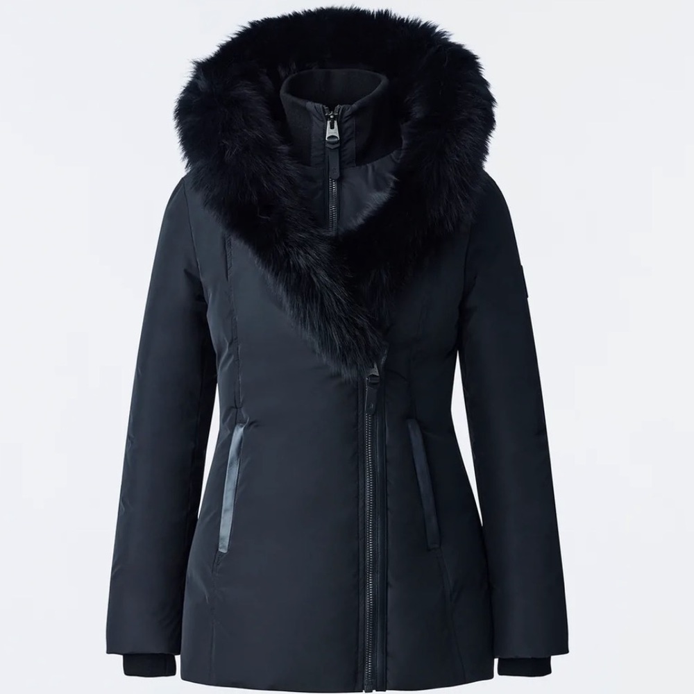 MACKAGE Down coat w/ fur Signature Mackage Collar